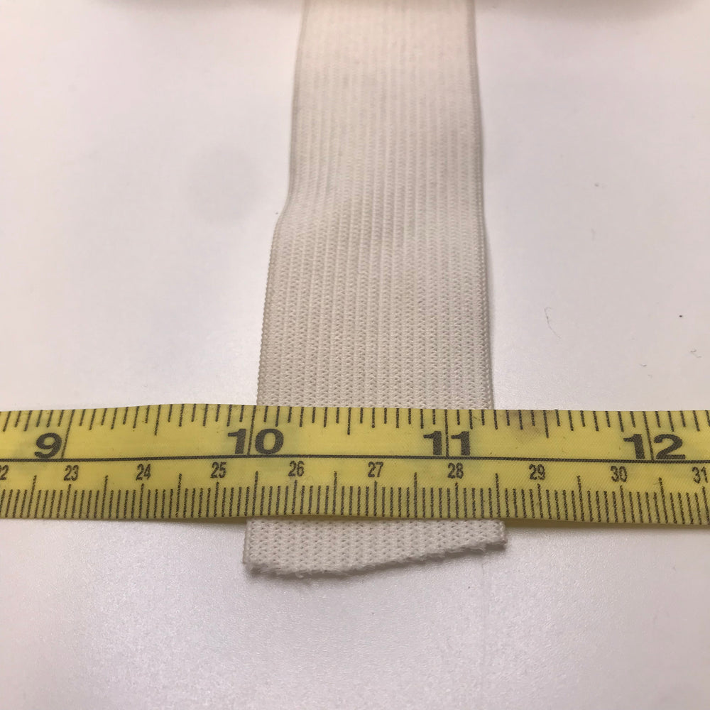 1 ¼" Knitted Elastic - White - 2.4M Bundle