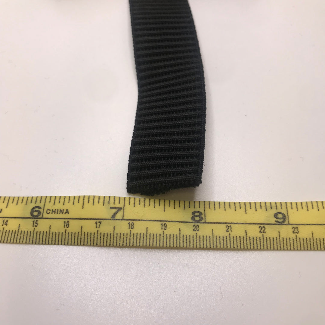 1" Woven Elastic - Black - 1M Bundle