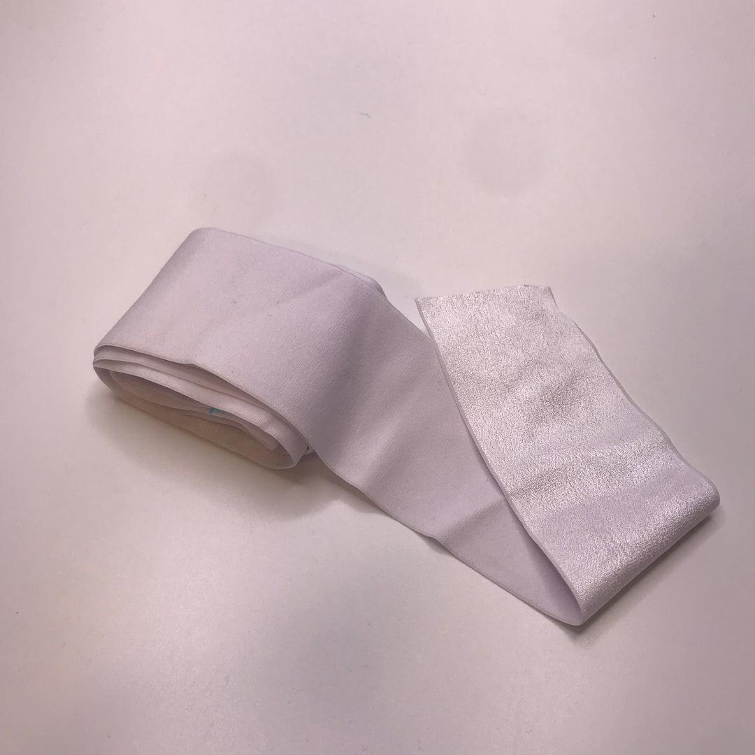 2" Plush-Back Elastic - White - 2M Bundle