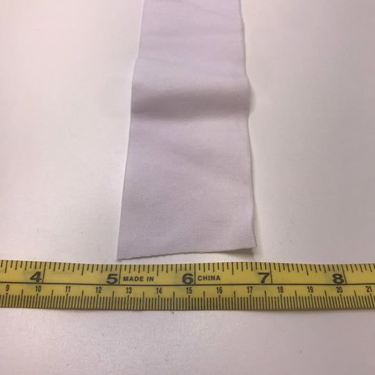 2" Plush-Back Elastic - White - 2M Bundle