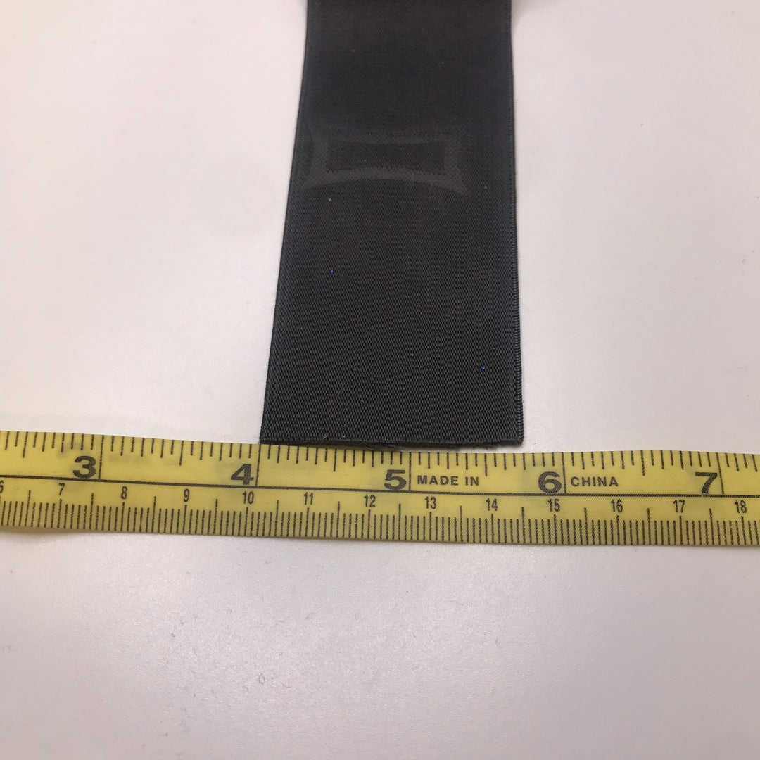 1 ¾" Woven Elastic - Dark Grey - 2M Bundle