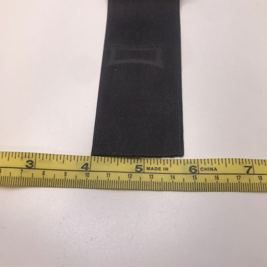 1 ¾" Woven Elastic - Dark Grey - 2M Bundle