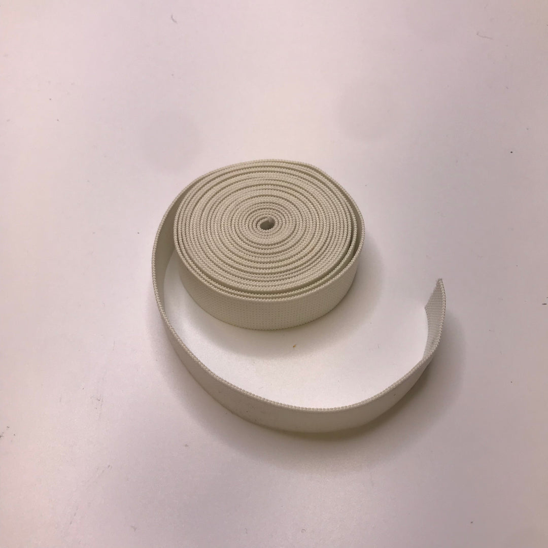 ¾" Knitted Elastic - White - 2.8M Bundle