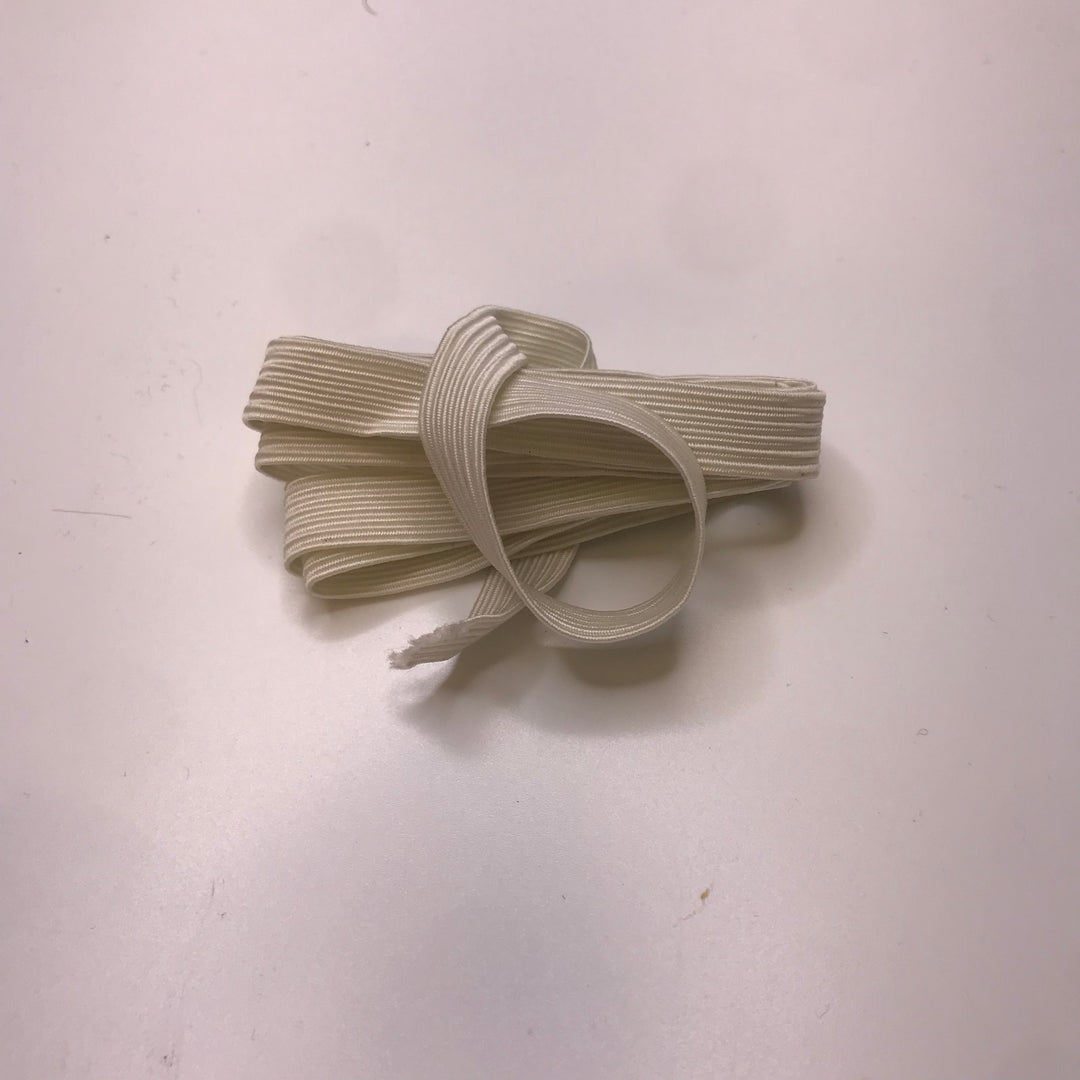 ½" Braided Elastic - Light Grey - 1M Bundle