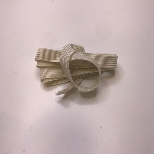 ½" Braided Elastic - Light Grey - 1M Bundle
