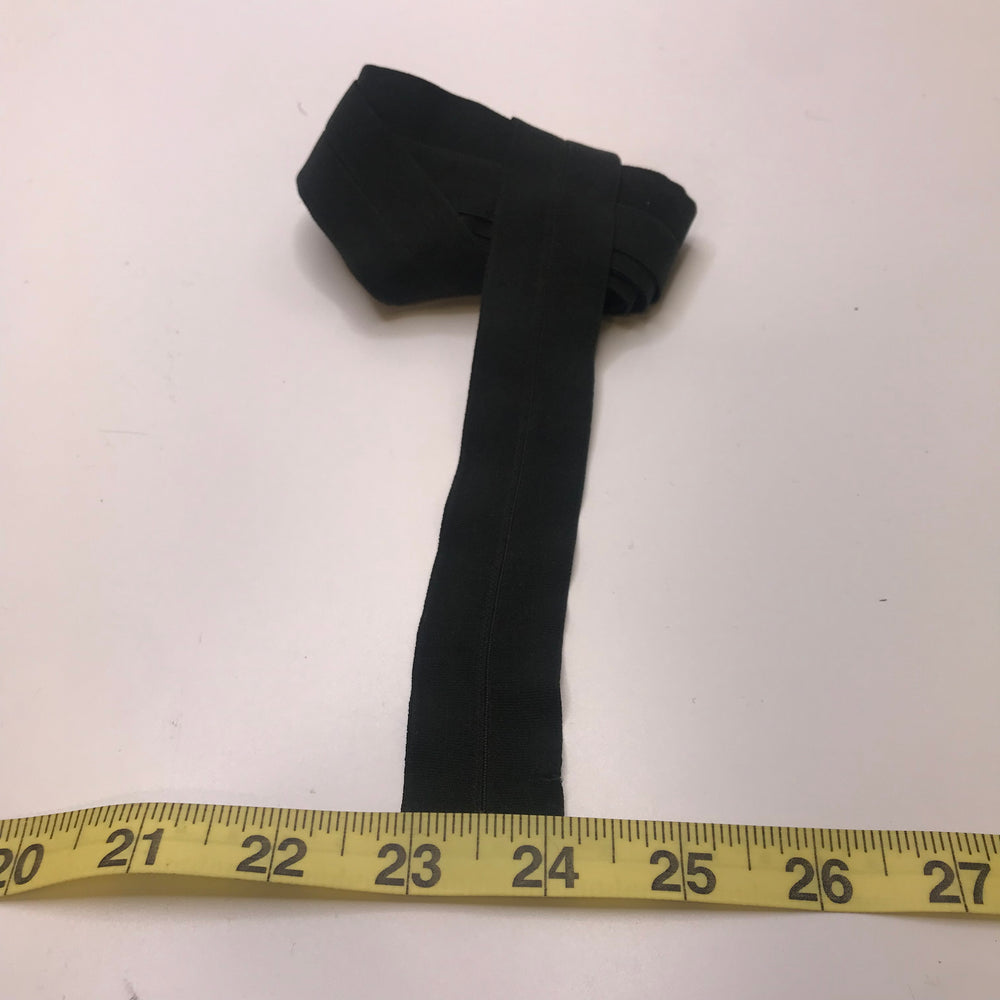 1 ¼" Foldover Elastic - Black - 2.7M Bundle
