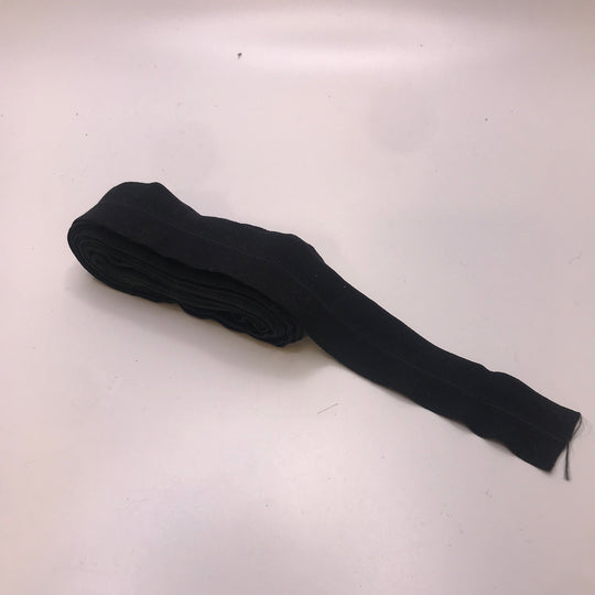 1 ¼" Foldover Elastic - Black - 2.9M Bundle