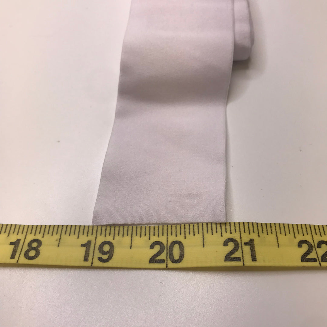 2" Plush-Back Elastic - White - 1.4M Bundle