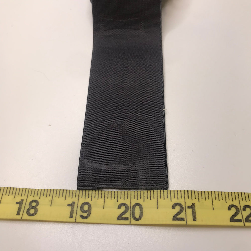 1 ¾" Knitted Elastic - Dark Grey - 1.2M Bundle
