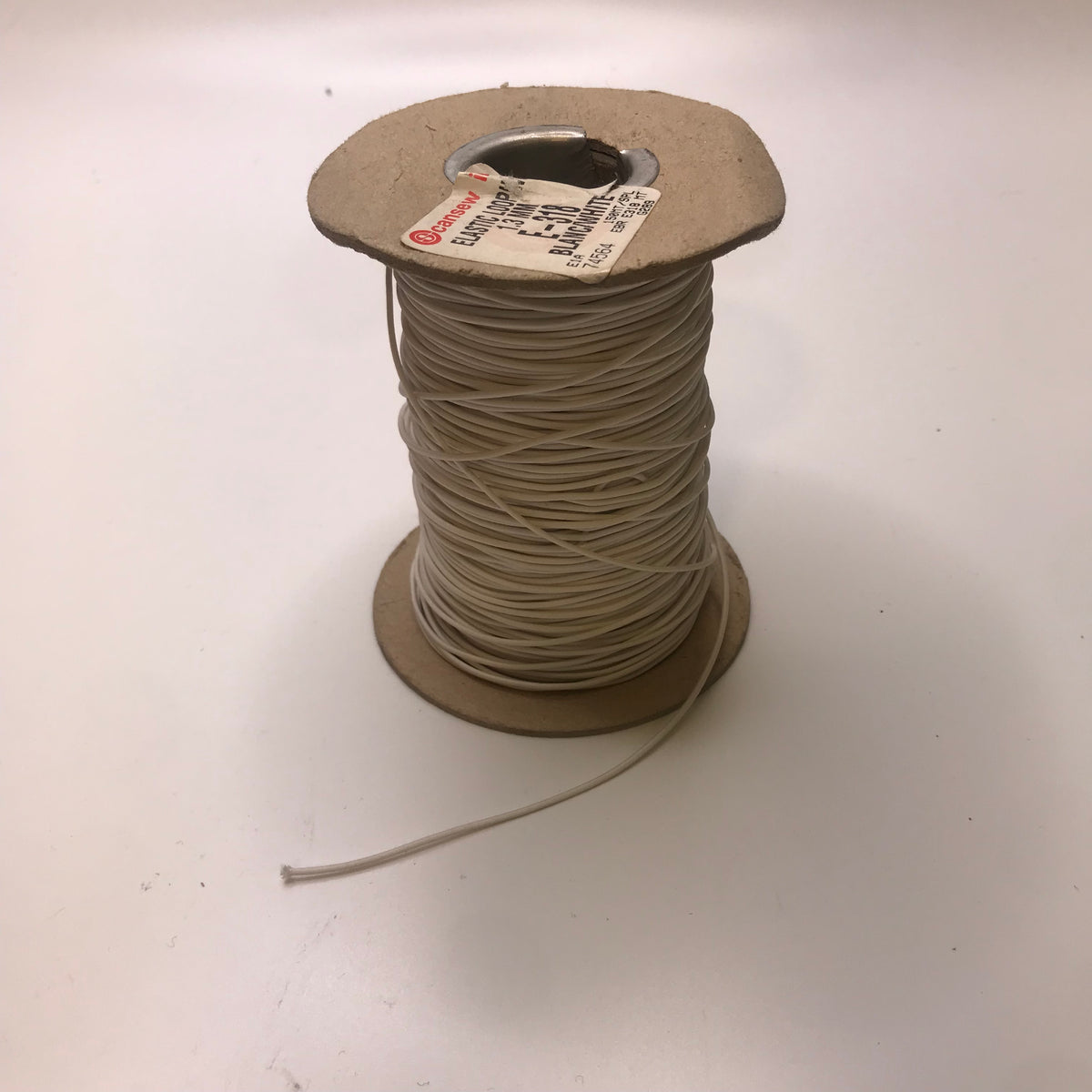 1/32" Cord Elastic - White - 1M