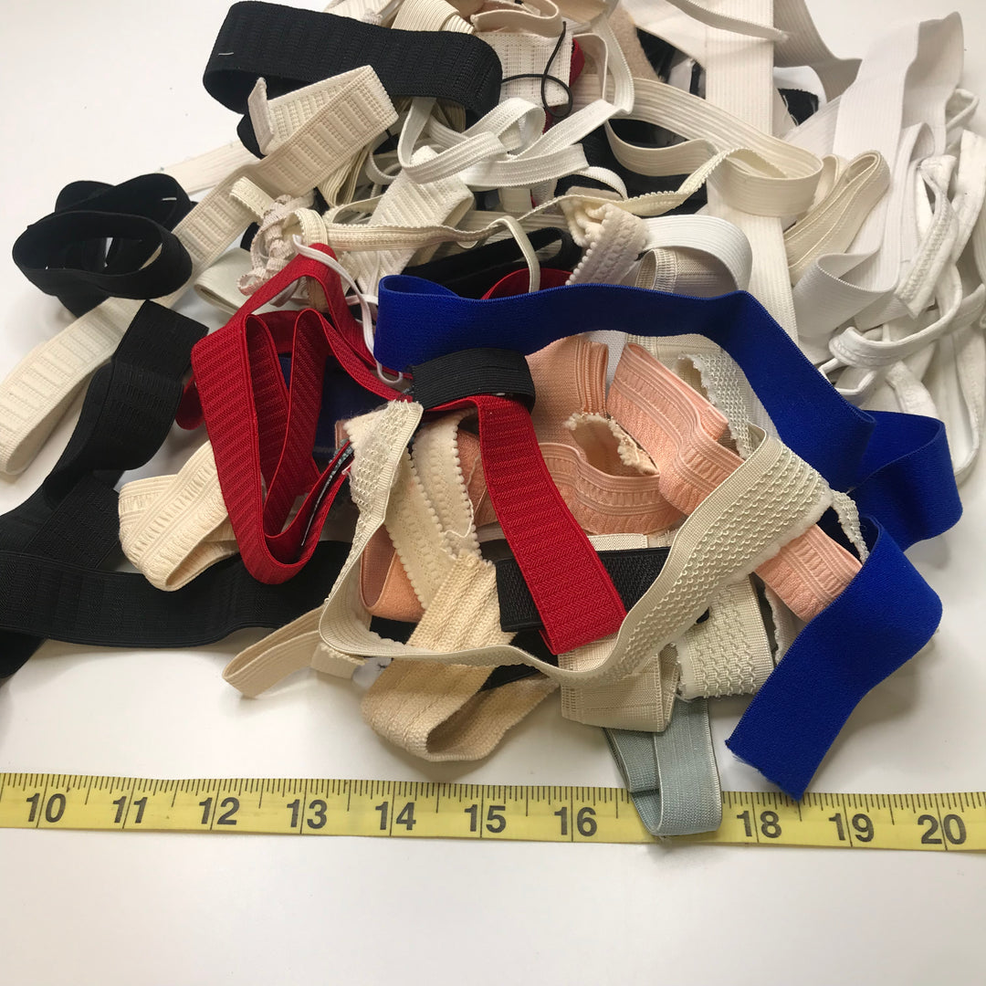 ¼" Various Elastic - Multi - 1M 10 Pack Elastic
