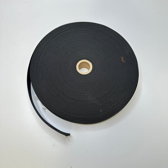 1 ¼" Knitted Elastic - Black - 30M Roll