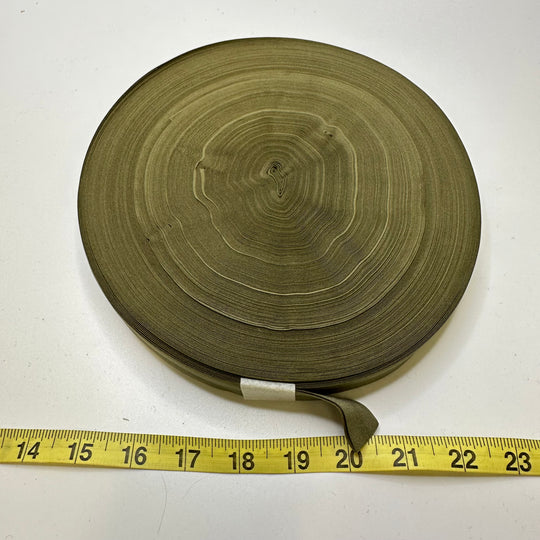 ¾" Knitted Elastic - Green - 60M Roll