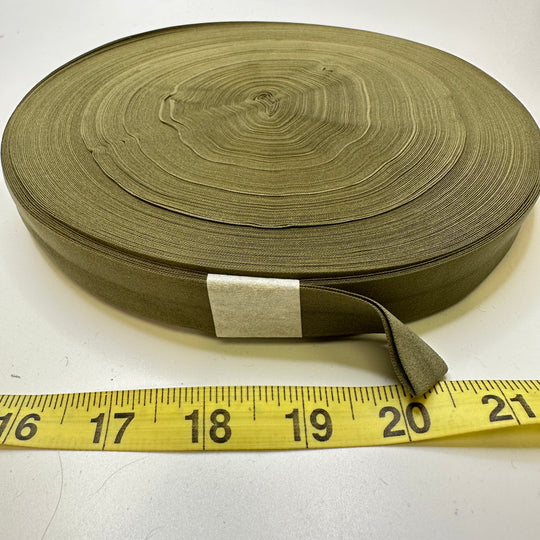 ¾" Knitted Elastic - Green - 60M Roll