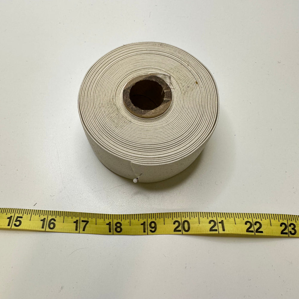 1 ⅔" Braided Elastic - White - 8M Roll