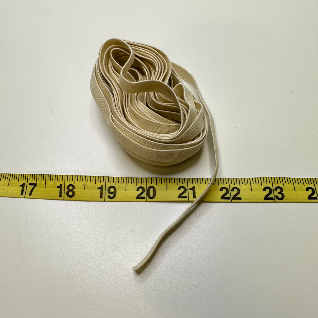 ⅝" Braided Elastic - Light Beige - 5.5M Bundle