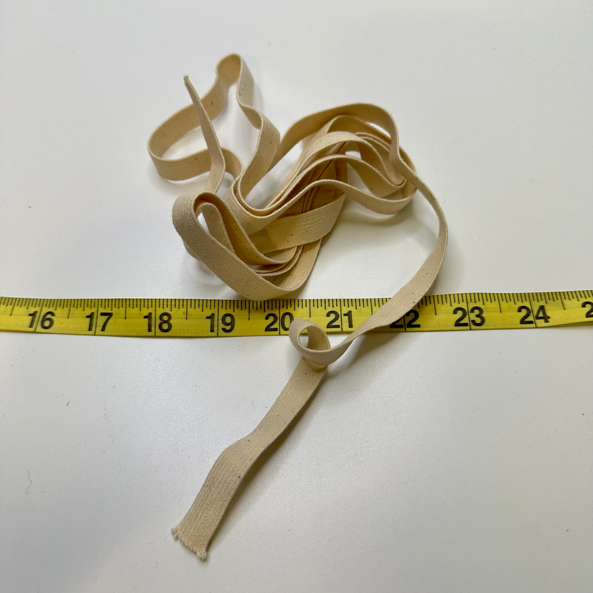 ½" Braided Elastic - Light Beige - 1.75M Bundle
