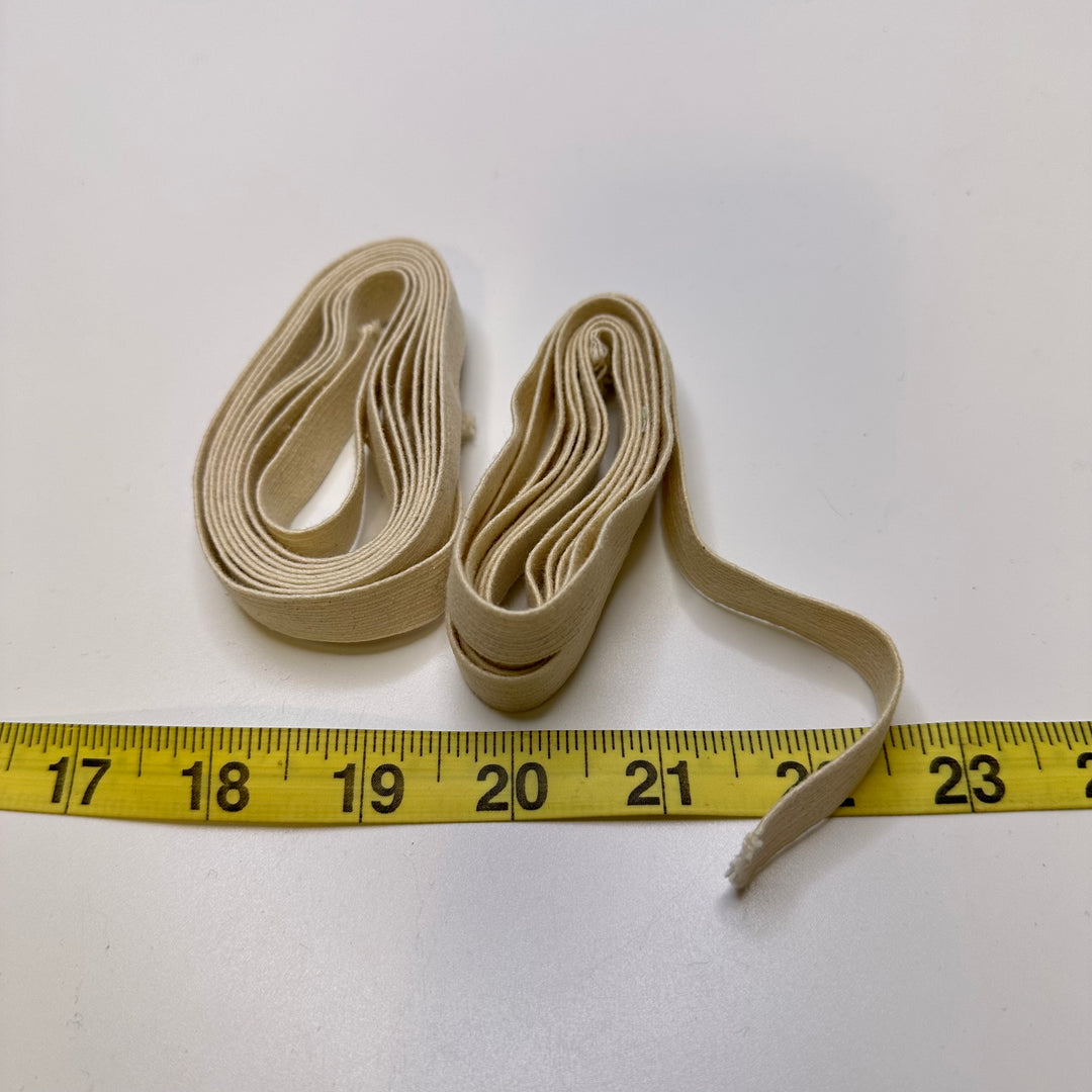 ½" Braided Elastic - Light Beige - 1.45M 2 Pack Elastic