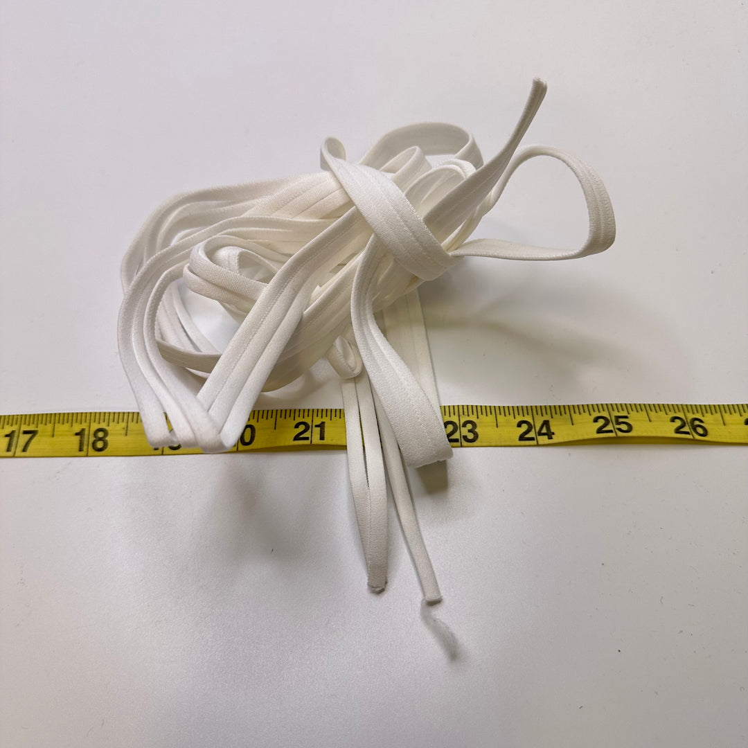 ⅝" Woven Elastic - White - 2.85M Bundle