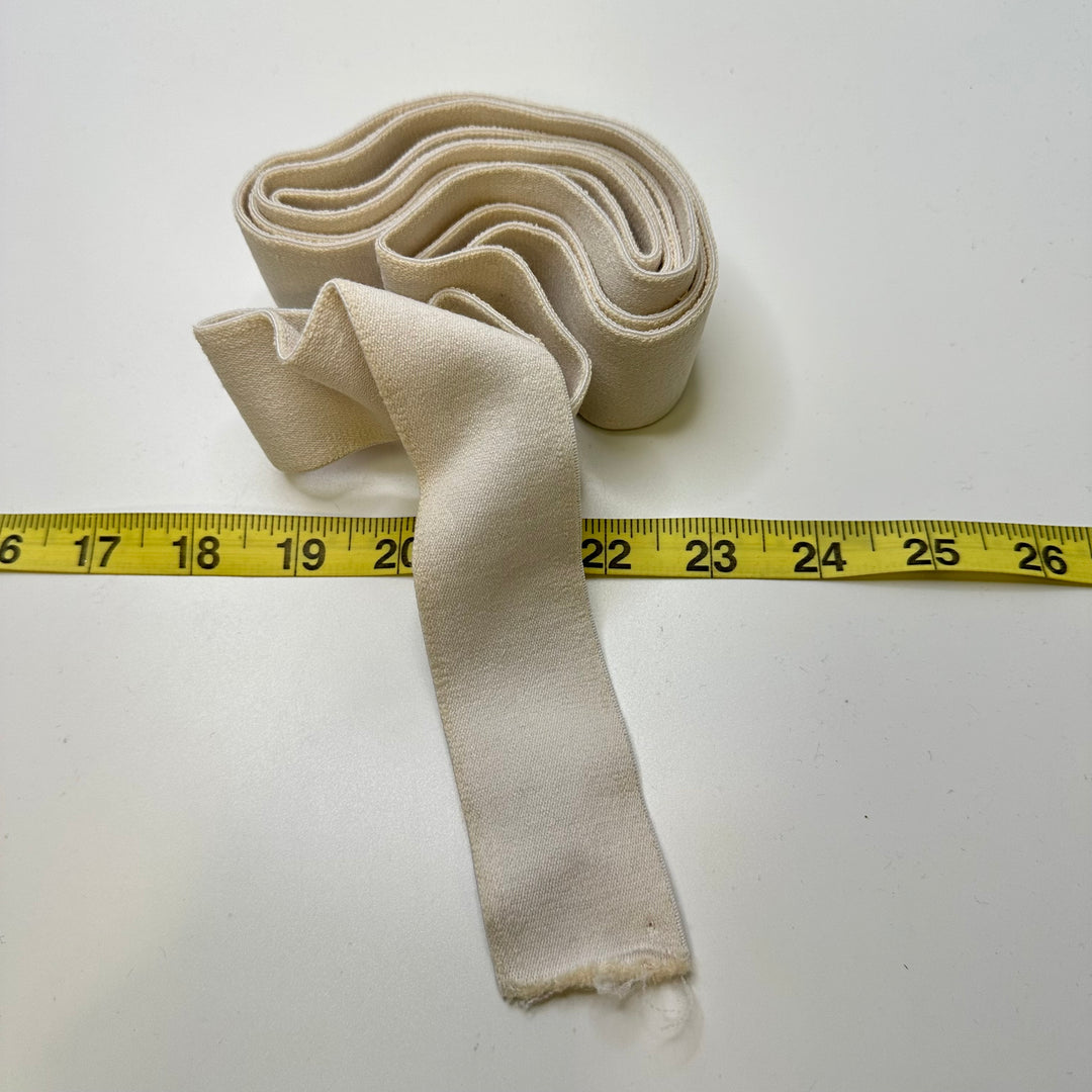 1 ½" Knitted Elastic - White - 1.88M Bundle