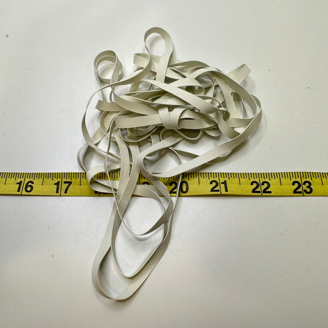 ¼" Swim Elastic - White - 3.8M Bundle