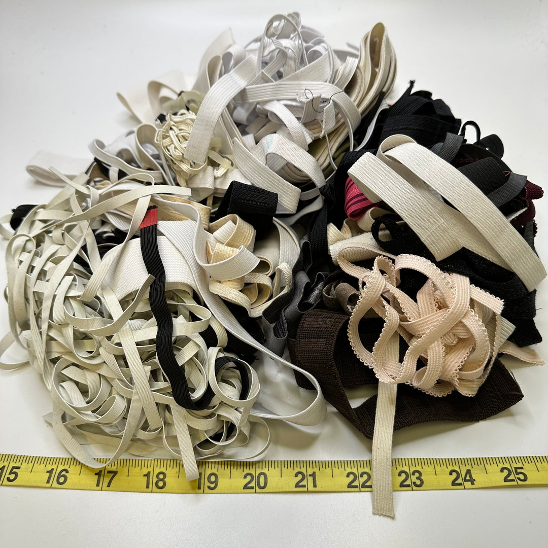 ¼" Mixed Elastic - Multi - 0.25M 25 Pack Elastic