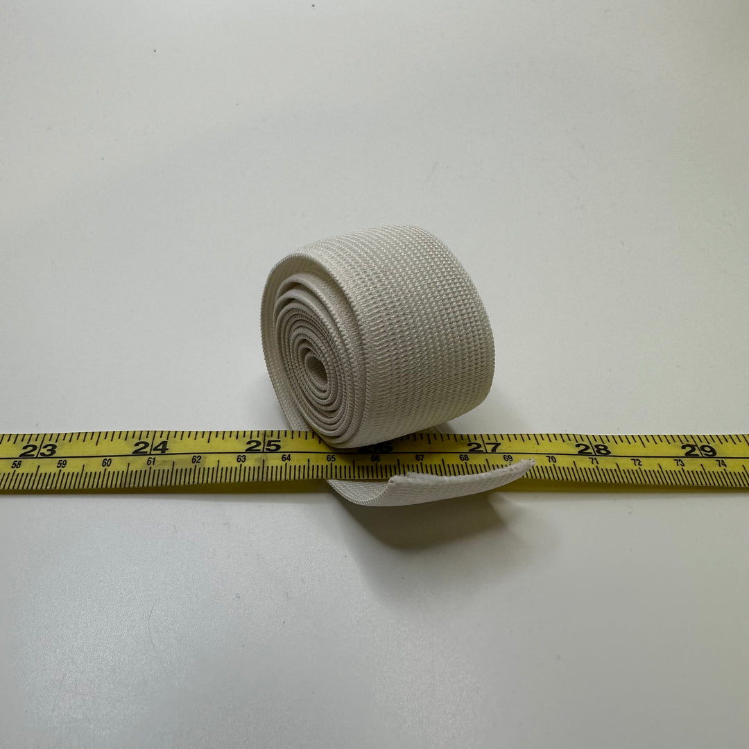 1 ¼" Woven Elastic - White - 0.9M Bundle