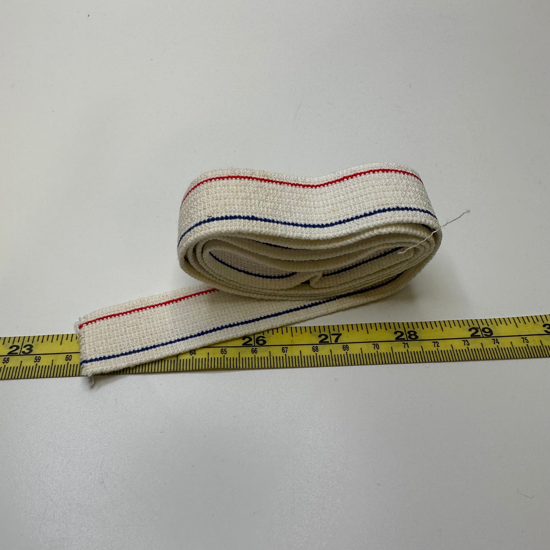 1" Woven Elastic - White Multi - 0.8M Bundle