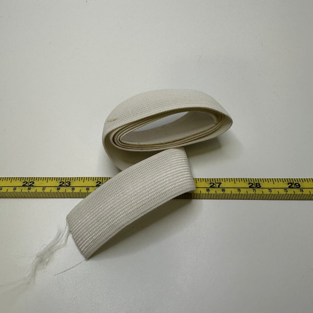 1 ¼" Woven Elastic - White - 0.9M Bundle