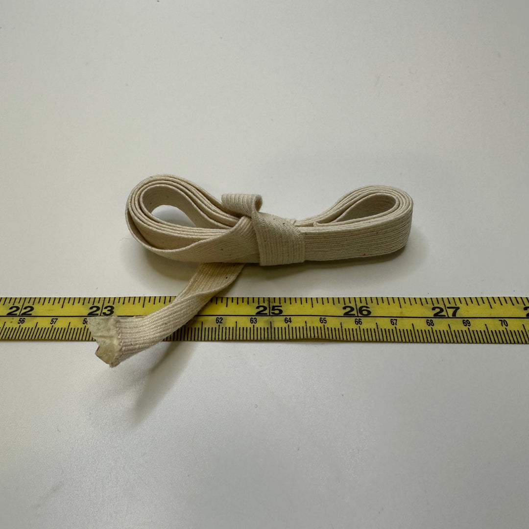 ½" Braided Elastic - Light Beige - 1.1M Bundle