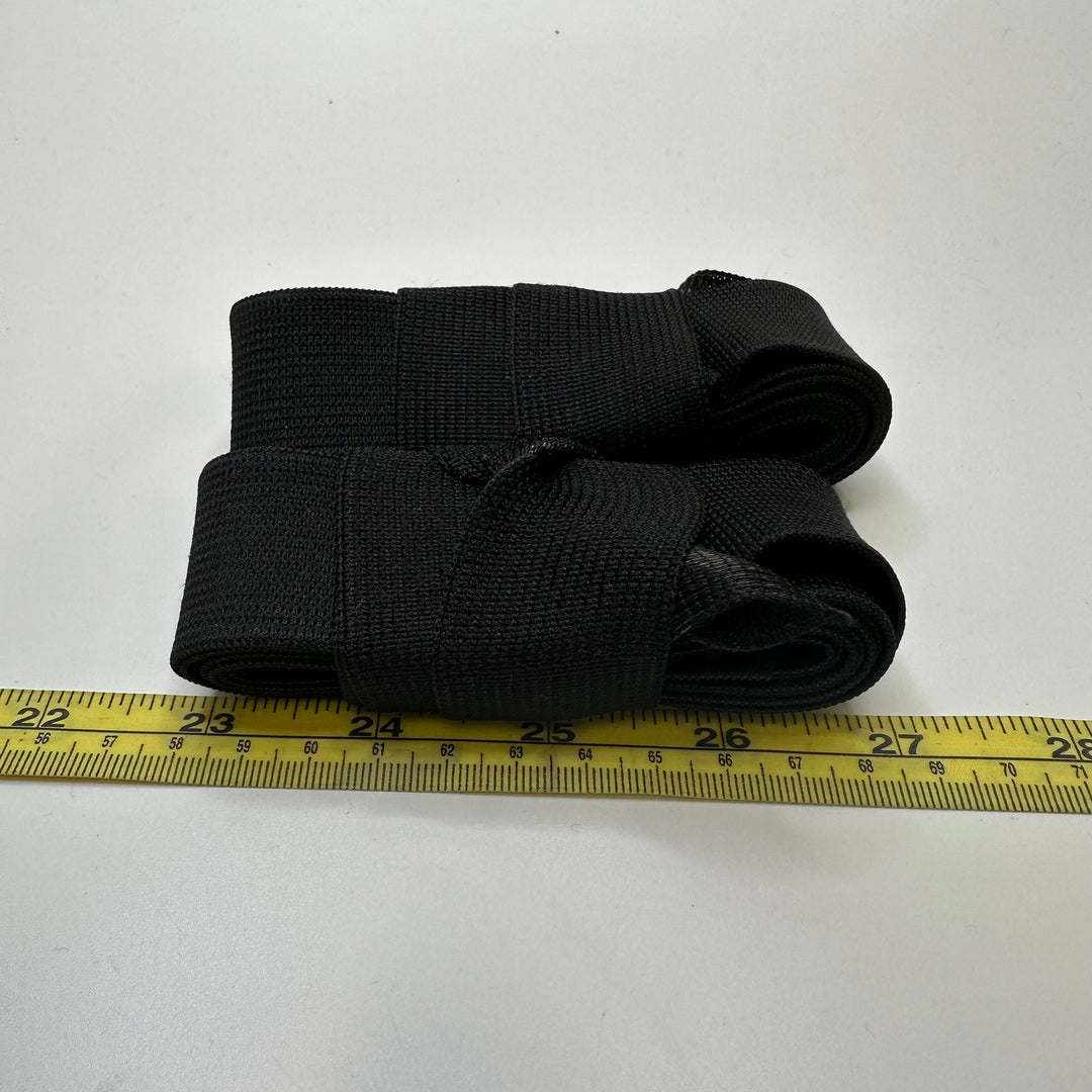 1 ¼" Woven Elastic - Black - 2M 2 Pack Elastic