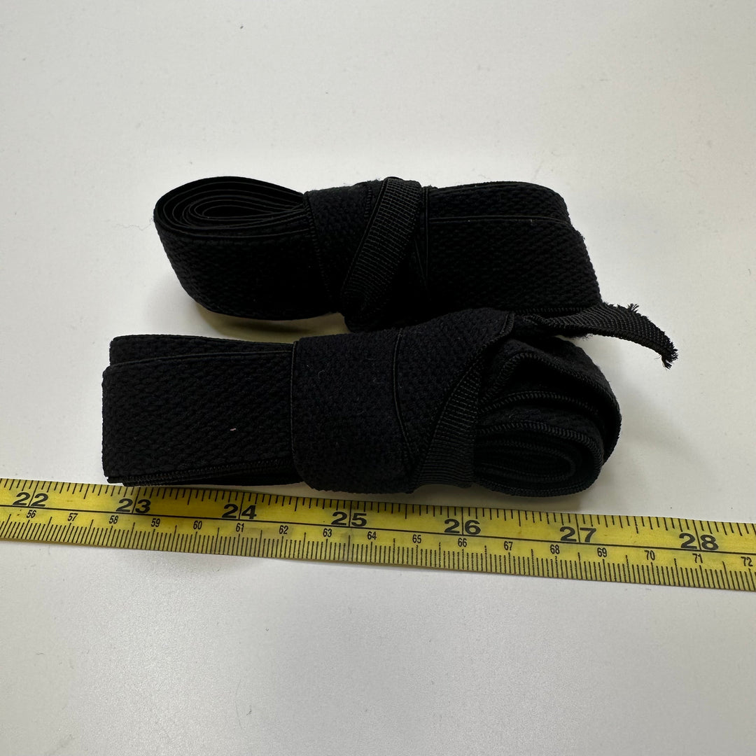 1" Plush-Back Elastic - Black - 2M 2 Pack Elastic