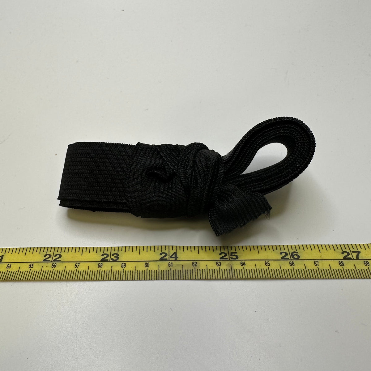1" Knitted Elastic - Black - 2M Bundle