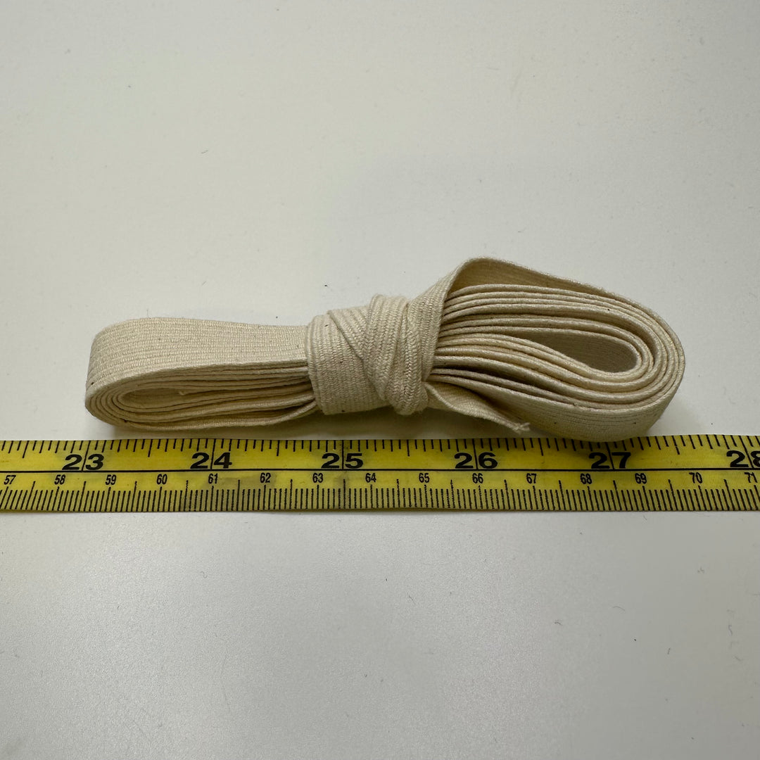 ⅝" Braided Elastic - Light Beige - 2M Bundle
