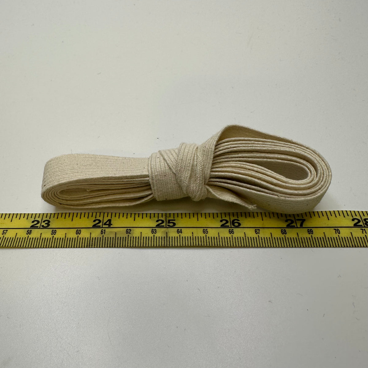 ⅝" Braided Elastic - Light Beige - 2M Bundle