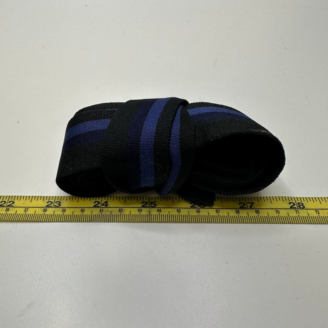 1 ¼" Knitted Elastic - Dark Black/Blue - 2M Bundle