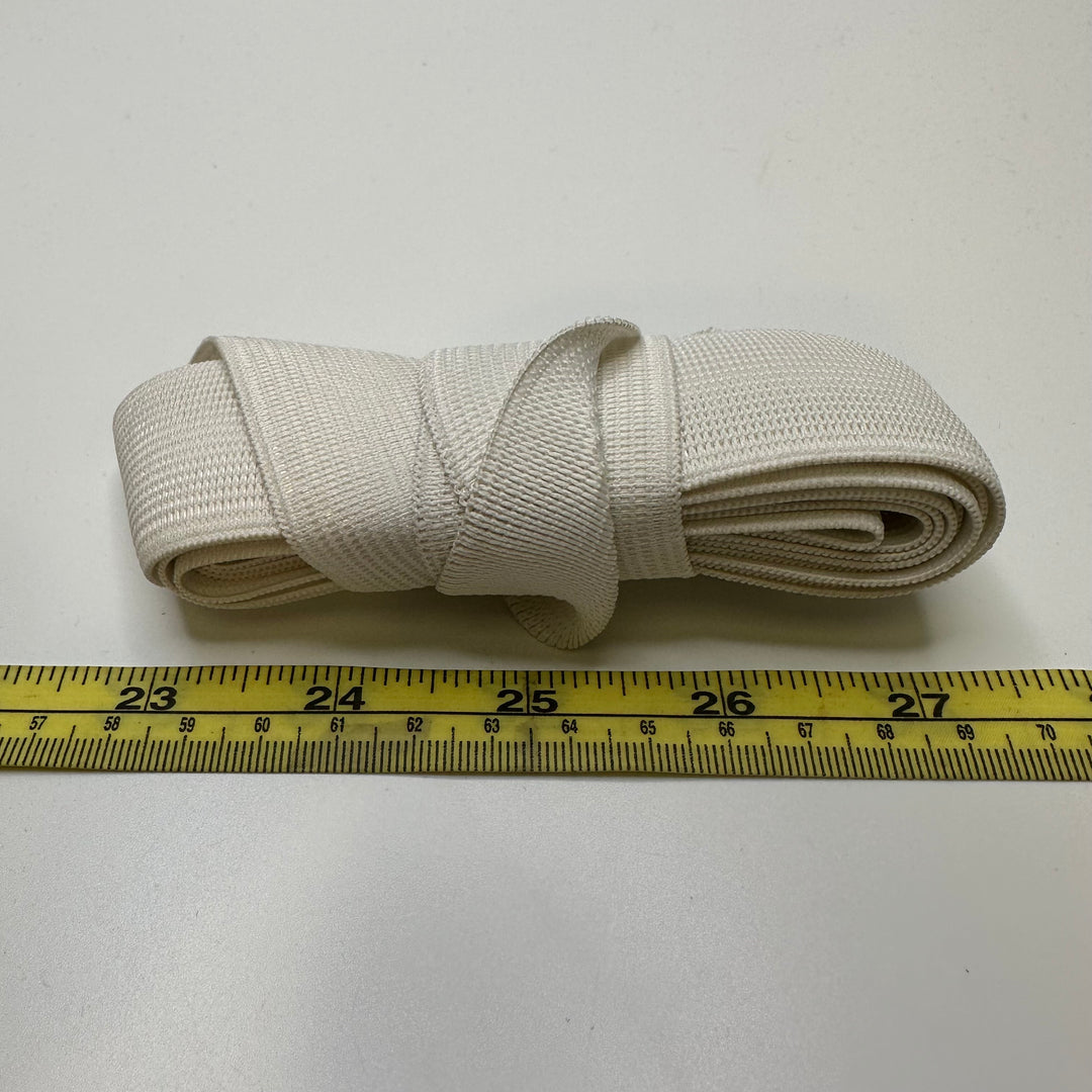 1 ¼" Knitted Elastic - White - 2M Bundle