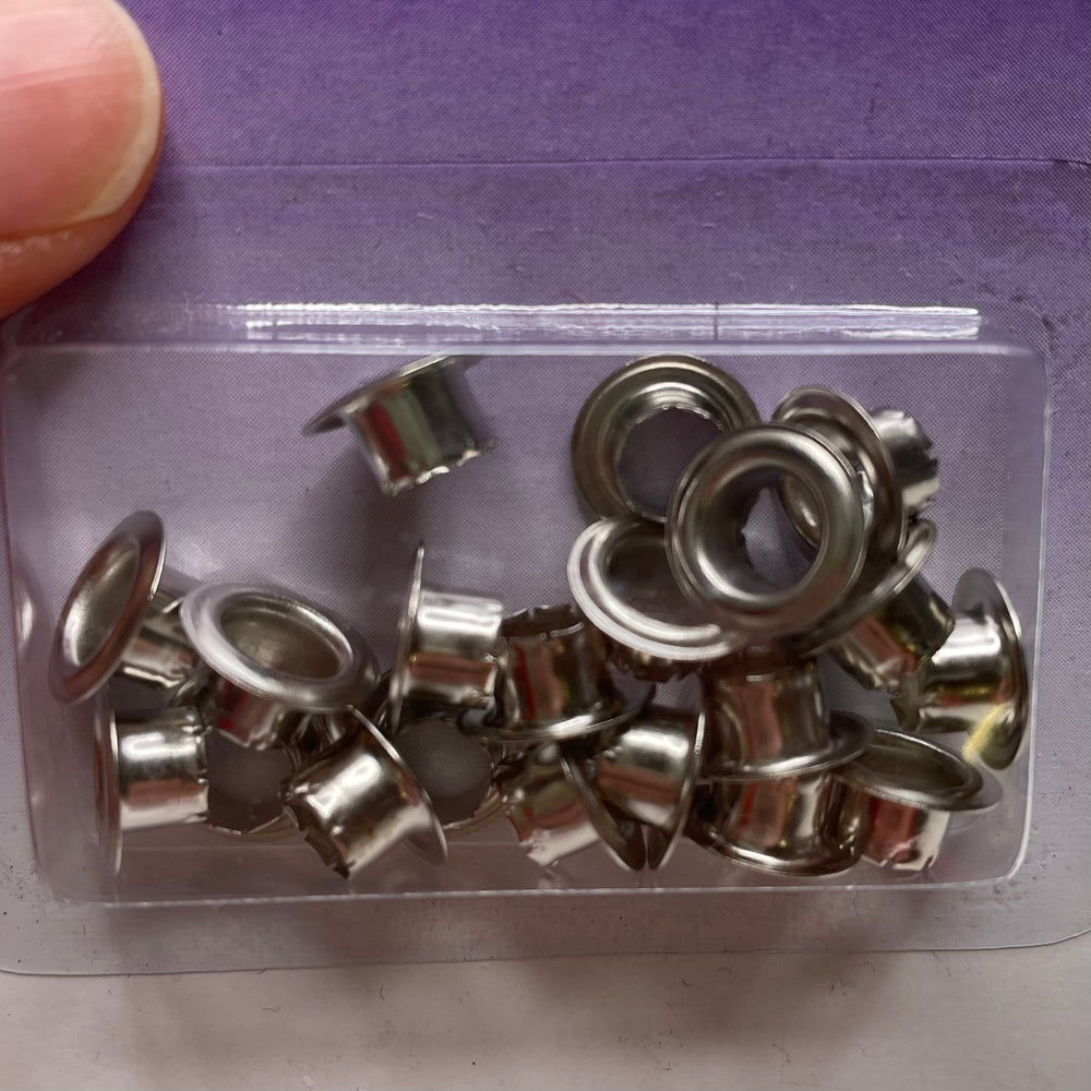 Eyelet Pack Notions - Silver - 20 Pack