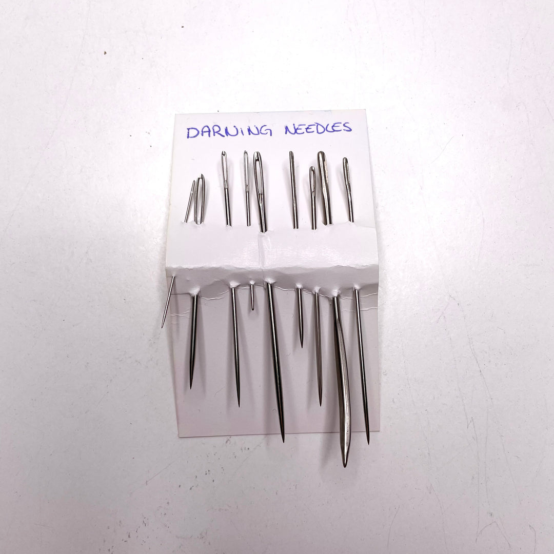 Assortment Of Darning Needles Notions - Silver - 9 Pack