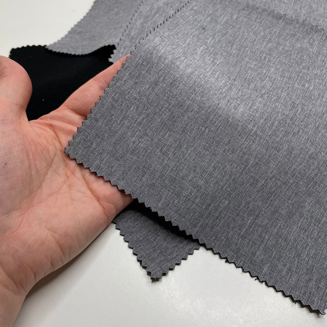 Soft Shell Squares Notions - Grey/Black - 20 Pack