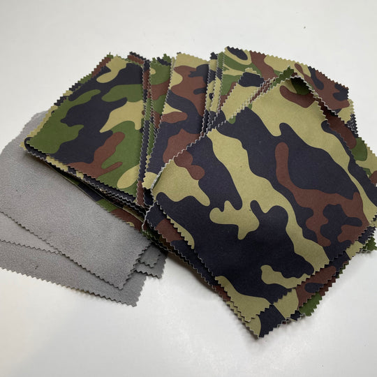 Soft Shell Squares Notions - Green Multi - 50 Pack
