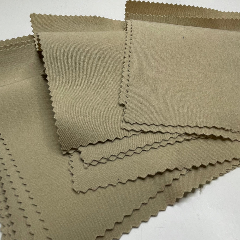 Polyester Twill Patches Notions - Light Beige - 10 Pack