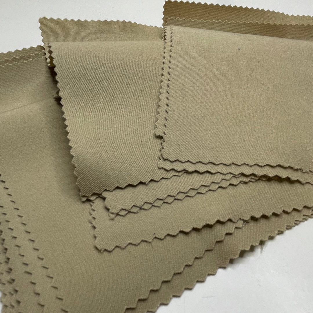 Polyester Twill Patches Notions - Light Beige - 10 Pack
