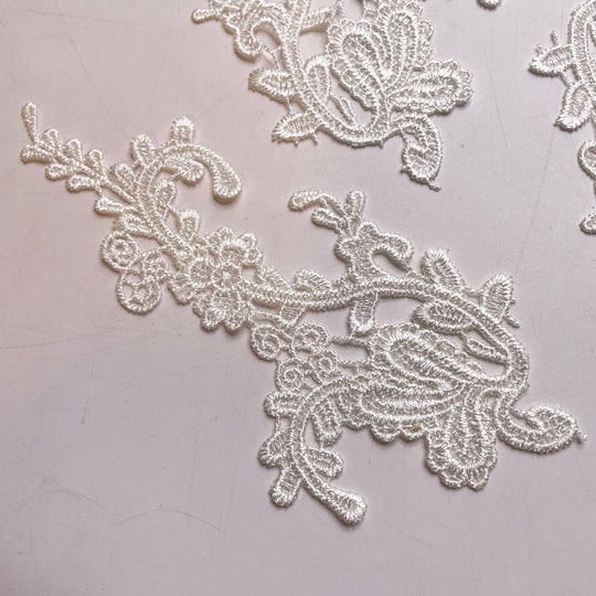 Floral Applique Applique - Cream - 9 Pack