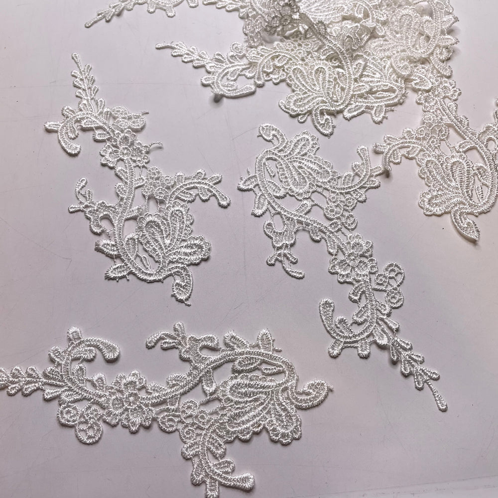 Floral Applique Applique - Cream - 9 Pack