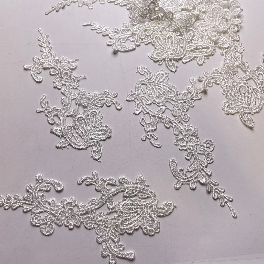 Floral Applique Applique - Cream - 9 Pack