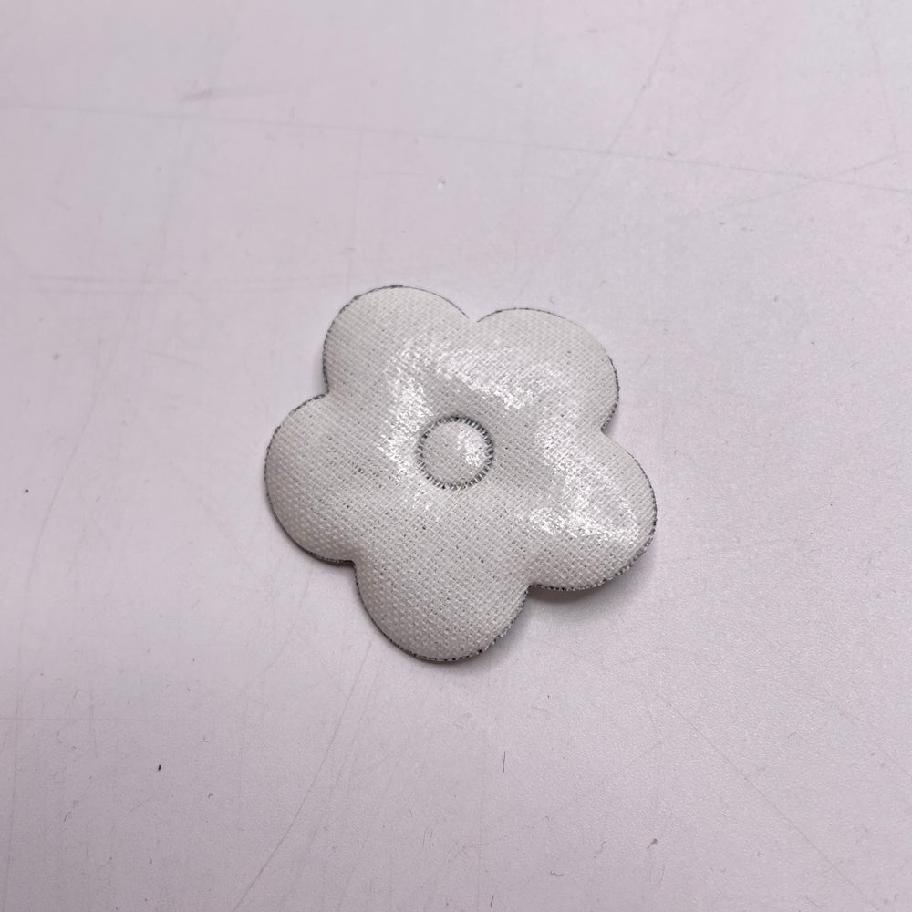 Flower Applique - Silver - Individual