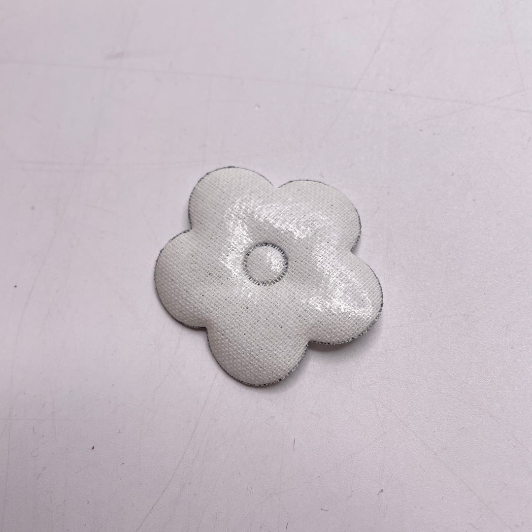 Flower Applique - Silver - Individual