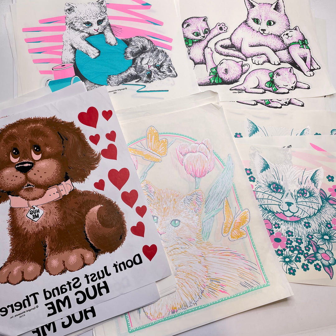 Kitty Heat Transfers Applique - Multi - 40 Pack