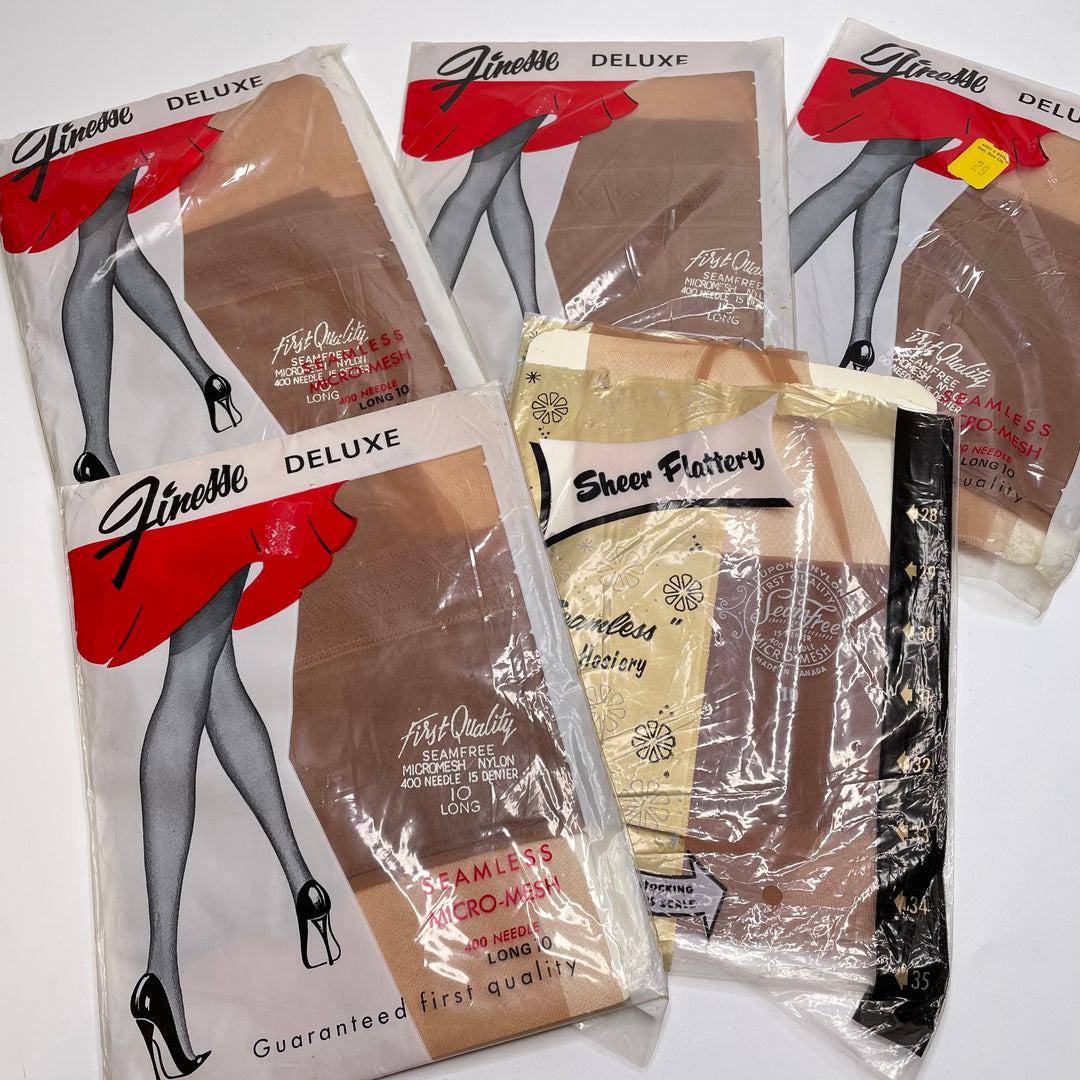 Vintage Nylons Accessories - Beige - 5 Pack
